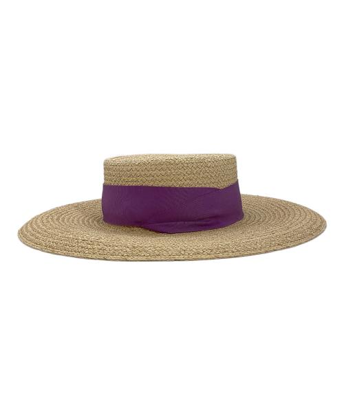 HELEN KAMINSKI（ヘレンカミンスキー）HELEN KAMINSKI (ヘレンカミンスキー) Miss Bloom Wide Brim パープルの古着・服飾アイテム