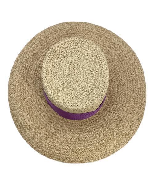 HELEN KAMINSKI（ヘレンカミンスキー）HELEN KAMINSKI (ヘレンカミンスキー) Miss Bloom Wide Brim パープルの古着・服飾アイテム