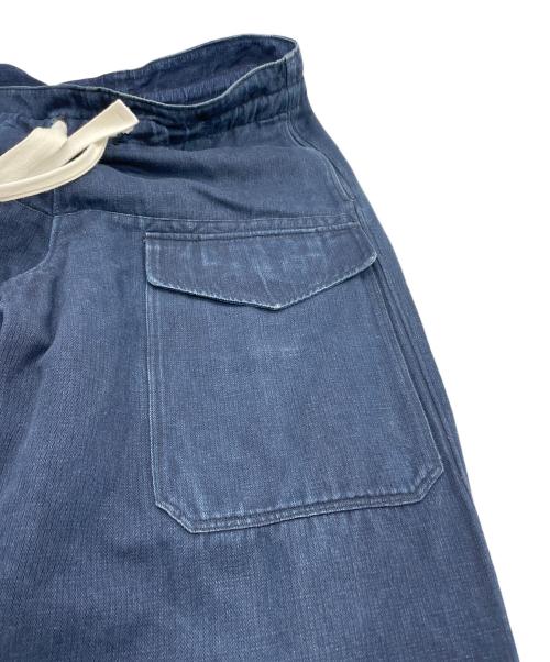 SUS SOUS（シュスー）sus sous (シュスー) Trousers MK-1 インディゴ サイズ:7の古着・服飾アイテム