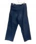 sus sous (シュスー) Trousers MK-1 インディゴ サイズ:7：8000円