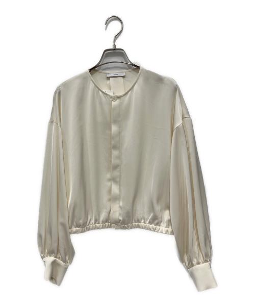 ASTRAET（アストラット）ASTRAET (アストラット) 2WAY カシュクール クロップドブラウス アイボリー サイズ:FREEの古着・服飾アイテム