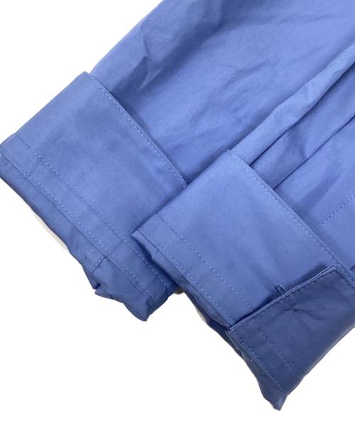 JOHN LAWRENCE SULLIVAN（ジョン ローレンス サリバン）JOHN LAWRENCE SULLIVAN (ジョン ローレンス サリバン) Broadcloth fly front cutting shirt ブルー サイズ:OSの古着・服飾アイテム