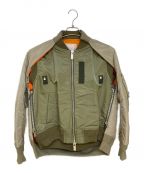 sacaiサカイ）の古着「23AW Nylon Twill Blouson」｜オリーブ