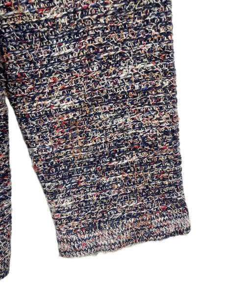 JOURNAL STANDARD relume（ジャーナルスタンダード レリューム）JOURNAL STANDARD relume (ジャーナルスタンダード レリューム) サマーツイードニットジャケット ネイビー サイズ:FREEの古着・服飾アイテム