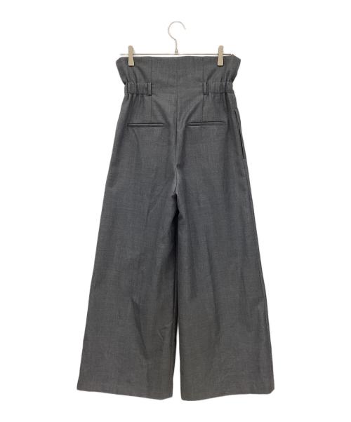 FRAY ID（フレイ アイディー）FRAY ID (フレイ アイディー) ハイウエストアシメワイドパンツ グレーの古着・服飾アイテム