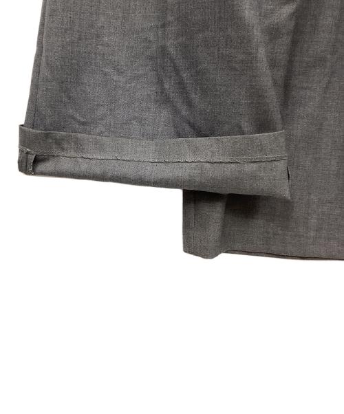 FRAY ID（フレイ アイディー）FRAY ID (フレイ アイディー) ハイウエストアシメワイドパンツ グレーの古着・服飾アイテム