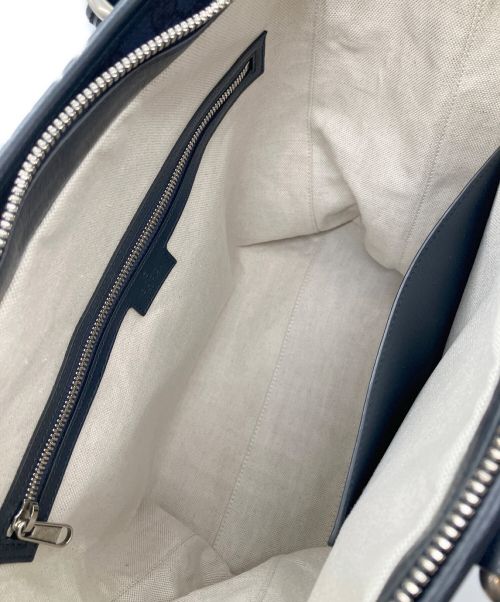 GUCCI（グッチ）GUCCI (グッチ) ダブルGミディアムトートバッグ ネイビー サイズ:ミディアムの古着・服飾アイテム