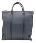 GUCCI (グッチ) ダブルGミディアムトートバッグ ネイビー サイズ:ミディアム：150000円