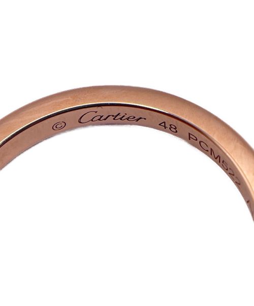 Cartier（カルティエ）Cartier (カルティエ) バレリーナカーブ ハーフダイヤ　リング サイズ:SIZE 48の古着・服飾アイテム