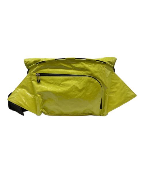 BOTTEGA VENETA（ボッテガベネタ）BOTTEGA VENETA (ボッテガベネタ) TENT バムバッグ イエロー サイズ:表記なしの古着・服飾アイテム