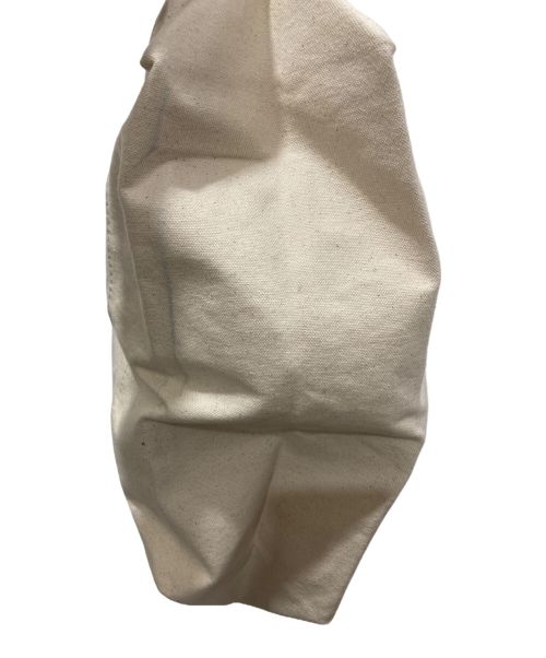 PALMES（PALMES）PALMES (PALMES) キャンバストートバッグ アイボリーの古着・服飾アイテム