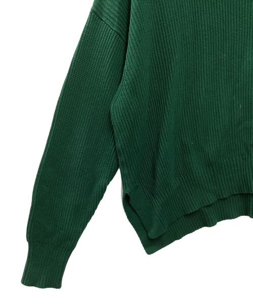 journal standard luxe（ジャーナルスタンダード ラックス）journal standard luxe (ジャーナルスタンダード リュクス) COTTONアゼクルーネックプルオーバー グリーン サイズ:Free 未使用品の古着・服飾アイテム
