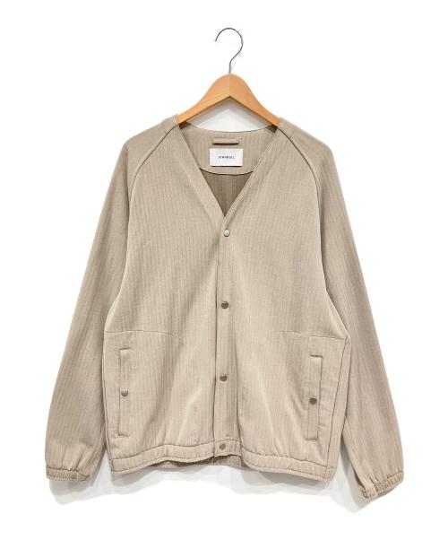 JOHNBULL（ジョンブル）JOHNBULL (ジョンブル) アウトラストノーカラージャケット ベージュ サイズ:Sの古着・服飾アイテム