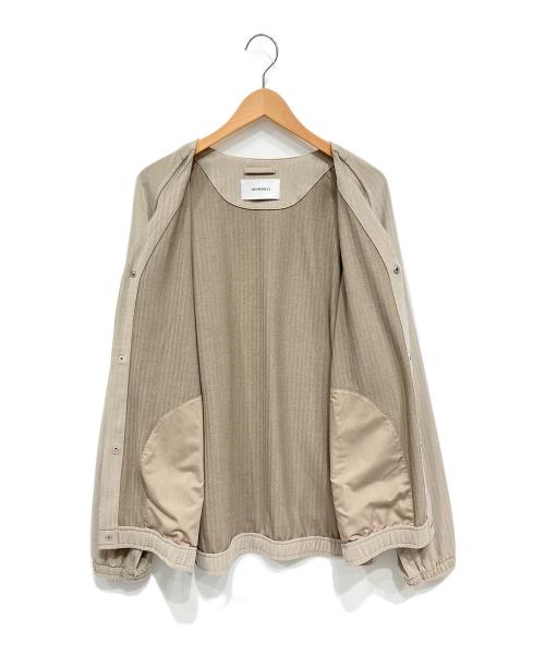 JOHNBULL（ジョンブル）JOHNBULL (ジョンブル) アウトラストノーカラージャケット ベージュ サイズ:Sの古着・服飾アイテム