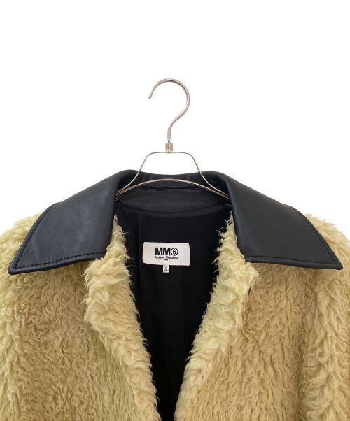 MM6 Maison Margiela（エムエムシックスメゾンマルジェラ）MM6 Maison Margiela (エムエムシックス メゾンマルジェラ) Faux fur coat ベージュ サイズ:36の古着・服飾アイテム