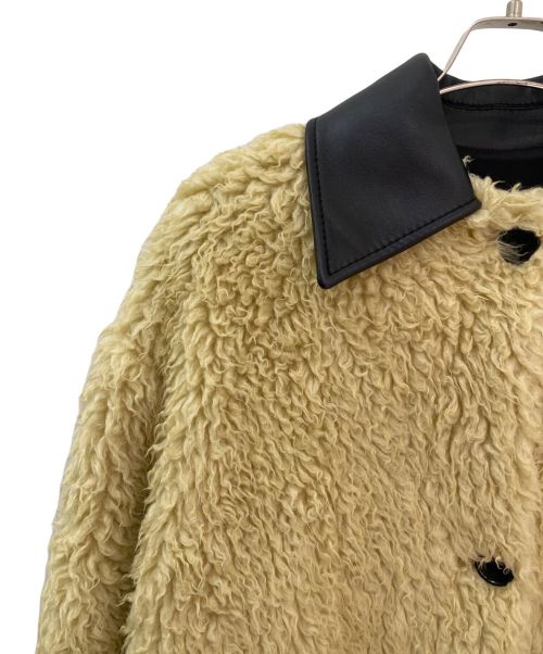 MM6 Maison Margiela（エムエムシックスメゾンマルジェラ）MM6 Maison Margiela (エムエムシックス メゾンマルジェラ) Faux fur coat ベージュ サイズ:36の古着・服飾アイテム