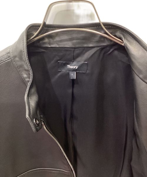 theory（セオリー）theory (セオリー) LUXE LEATHER/BAVEWICK N ブラック サイズ:Lの古着・服飾アイテム