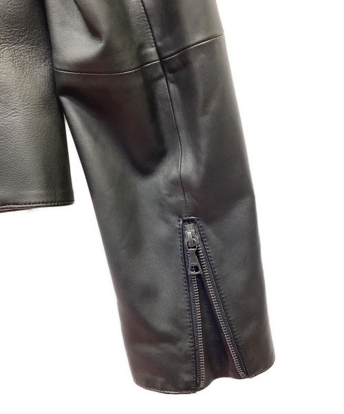 theory（セオリー）theory (セオリー) LUXE LEATHER/BAVEWICK N ブラック サイズ:Lの古着・服飾アイテム