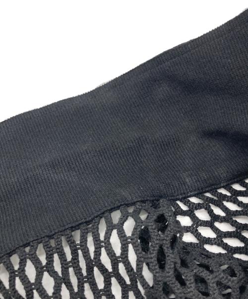 MAISON SPECIAL（メゾンスペシャル）MAISON SPECIAL (メゾンスペシャル) ビッグシルエットメッシュニットシャツ ブラック サイズ:FREEの古着・服飾アイテム