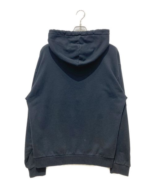 CELINE（セリーヌ）CELINE (セリーヌ) OY DOLL ルーズフーディー/コットンフリース ブラック サイズ:XXLの古着・服飾アイテム