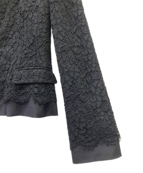 DOLCE & GABBANA（ドルチェ＆ガッバーナ）DOLCE & GABBANA (ドルチェ＆ガッバーナ) レースジャケット ブラック サイズ:40の古着・服飾アイテム