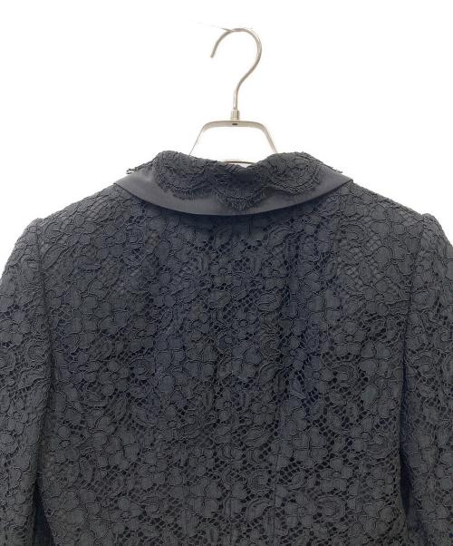 DOLCE & GABBANA（ドルチェ＆ガッバーナ）DOLCE & GABBANA (ドルチェ＆ガッバーナ) レースジャケット ブラック サイズ:40の古着・服飾アイテム