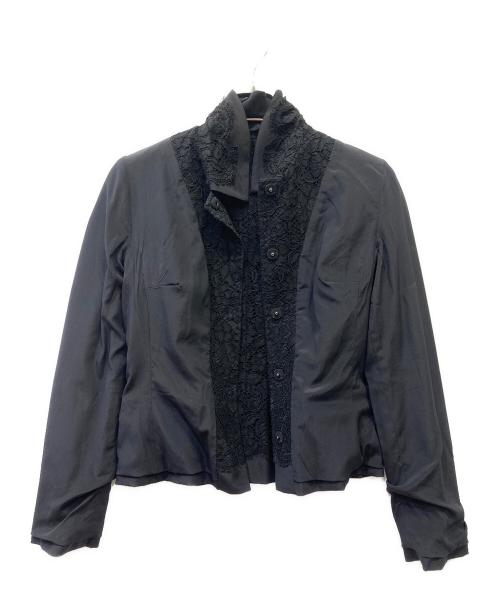 DOLCE & GABBANA（ドルチェ＆ガッバーナ）DOLCE & GABBANA (ドルチェ＆ガッバーナ) レースジャケット ブラック サイズ:40の古着・服飾アイテム