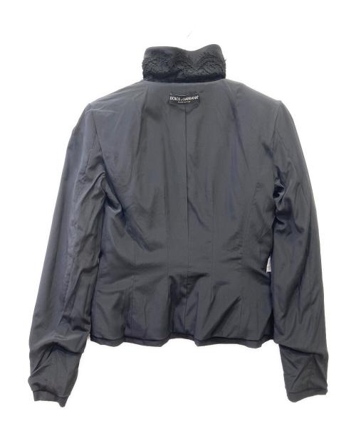 DOLCE & GABBANA（ドルチェ＆ガッバーナ）DOLCE & GABBANA (ドルチェ＆ガッバーナ) レースジャケット ブラック サイズ:40の古着・服飾アイテム