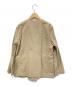 HUMAN WOMAN (ヒューマンウーマン) ノーカラーダブルジャケット ベージュ サイズ:M：3000円