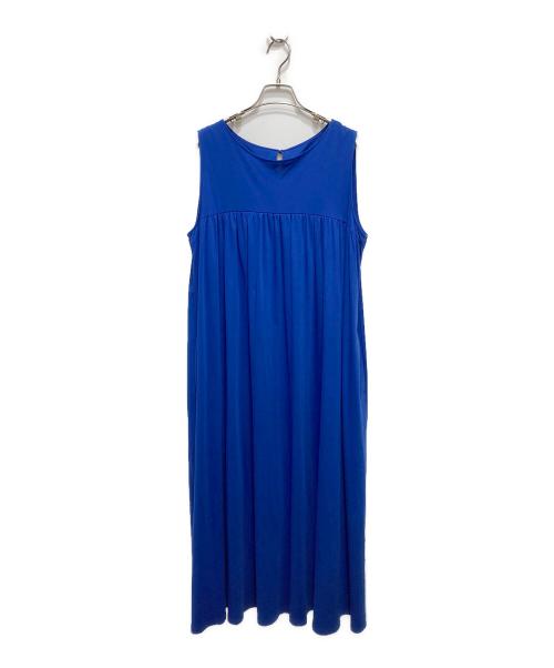 INED（イネド）INED (イネド) ギャザーカットワンピース【接触冷感】 ブルー サイズ:13 未使用品の古着・服飾アイテム