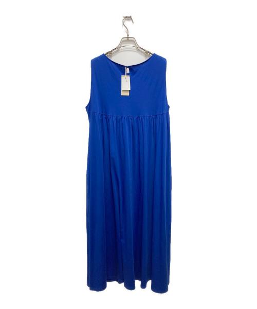 INED（イネド）INED (イネド) ギャザーカットワンピース【接触冷感】 ブルー サイズ:13 未使用品の古着・服飾アイテム