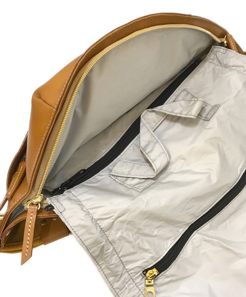 豊岡鞄（トヨオカカバン）豊岡鞄 (トヨオカカバン) ARTISAN (アルチザン) SASUTICO エコレザーショルダーバッグ キャメルの古着・服飾アイテム