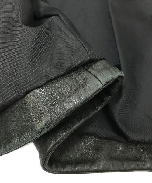 ALL SAINTS（オールセインツ）ALL SAINTS (オールセインツ) シープレザーライダースジャケット ブラック サイズ:下記参照の古着・服飾アイテム