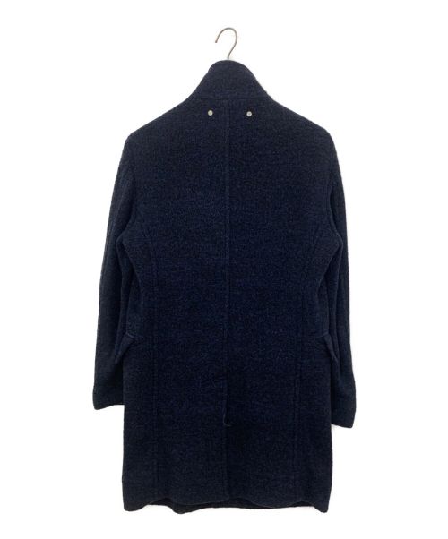 MAURIZIO BALDASSARI（マウリツィオバルダサーリ）MAURIZIO BALDASSARI (マウリツィオバルダサーリ) ツイードコート ネイビー サイズ:44の古着・服飾アイテム