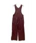 SAYAKADAVIS (サヤカデイビス) オーバーオール ワインレッド サイズ:4：3000円