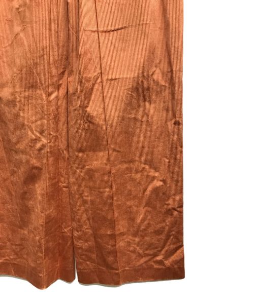 AALTO（アールト）AALTO (アールト) コーデュロイワイドパンツ ピンク サイズ:36の古着・服飾アイテム