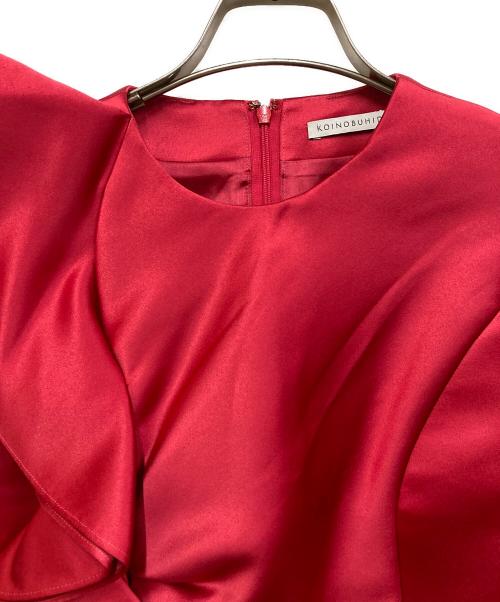 koinobuhide（コイノブヒデ）KOINOBUHIDE (コイノブヒデ) ワンピース レッド サイズ:SIZE 36の古着・服飾アイテム