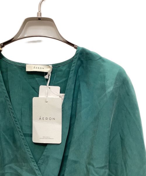 AERON（アーロン）AERON (アーロン) 長袖シャツ グリーン サイズ:34 未使用品の古着・服飾アイテム