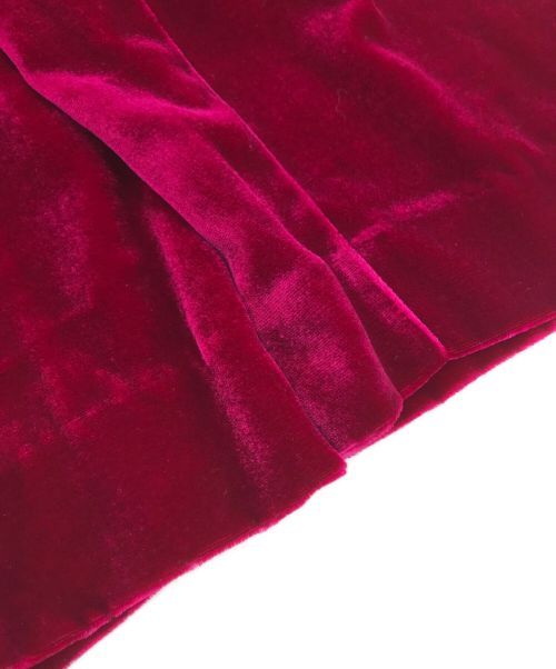 forte forte（フォルテ・フォルテ）forte forte (フォルテ・フォルテ) シルク混ベロアパンツ パープル サイズ:表記無しの古着・服飾アイテム