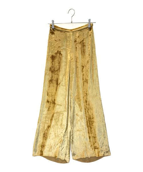 forte forte（フォルテ・フォルテ）forte forte (フォルテ・フォルテ) パンツ ゴールドの古着・服飾アイテム