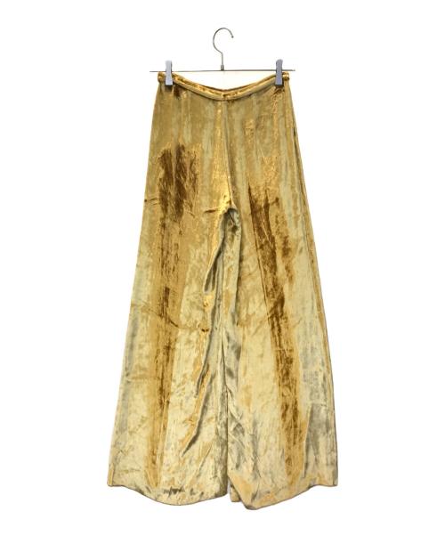 forte forte（フォルテ・フォルテ）forte forte (フォルテ・フォルテ) パンツ ゴールドの古着・服飾アイテム