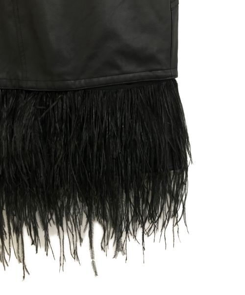 LIUJO（リュージョー）LIUJO (リュージョー) エコレザースカート ブラック サイズ:42の古着・服飾アイテム