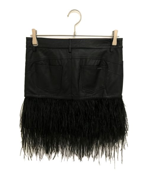 LIUJO（リュージョー）LIUJO (リュージョー) エコレザースカート ブラック サイズ:42の古着・服飾アイテム