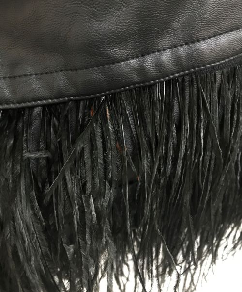 LIUJO（リュージョー）LIUJO (リュージョー) エコレザースカート ブラック サイズ:42の古着・服飾アイテム