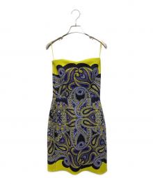 LANVIN（ランバン）の古着「ペイズリーベアトップワンピース」｜ブルー