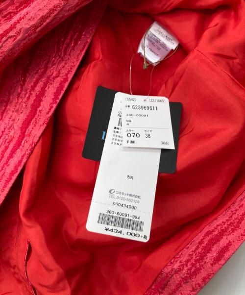 LANVIN（ランバン）LANVIN (ライバン) ワンピース レッド サイズ:38の古着・服飾アイテム