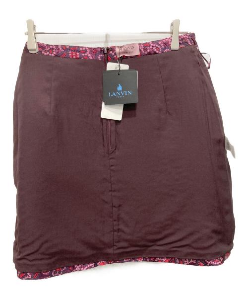 LANVIN（ランバン）LANVIN (ランバン) スカート パープル サイズ:38 未使用品の古着・服飾アイテム