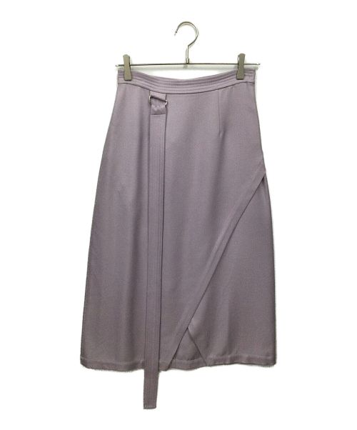 SALLY LAPOINTE（サリー・ラポイント）Sally Lapointe (サリー・ラポイント) ロングスカート ラベンダー FW19-602 ラベンダー サイズ:２ 未使用品の古着・服飾アイテム