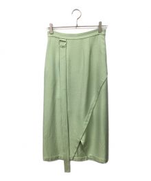 SALLY LAPOINTE（サリー・ラポイント）の古着「ロングスカート グリーン FW19-602」｜グリーン