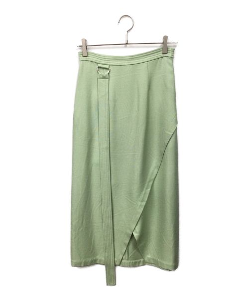SALLY LAPOINTE（サリー・ラポイント）Sally Lapointe (サリー・ラポイント) ロングスカート グリーン FW19-602 グリーン サイズ:２ 未使用品の古着・服飾アイテム